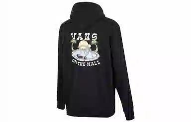 Vans Logo Hoodie Black