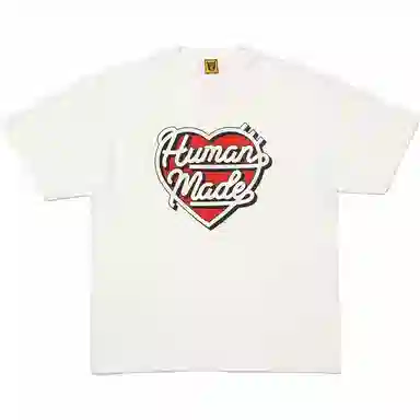 HUMAN MADE SS24 Heart Logo Crewneck T-Shirt