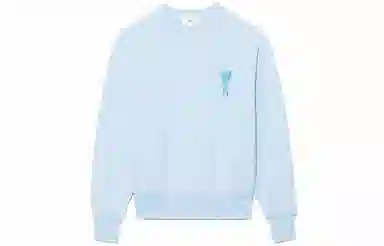 AMIPARIS Logo Embroidered Crewneck Sweatshirt