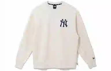 New Era MLB Logo Crewneck Oatmeal
