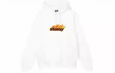 Stussy SS22 Flames Hood Logo