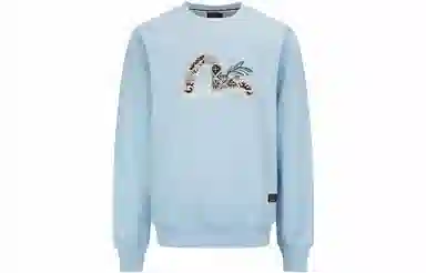 EVISU SS22 Seagull Applique Crewneck Sweatshirt