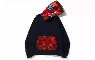A BATHING APE Shark Full Zip Hoodie Color Camo SS22