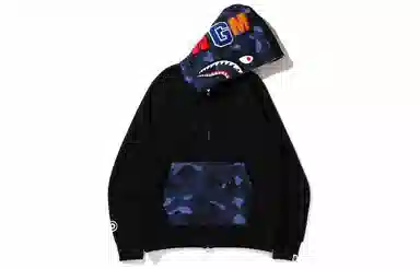 A BATHING APE Shark Full Zip Hoodie Color Camo SS22