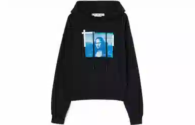 OFF-WHITE Mona Lisa Hoodie Black