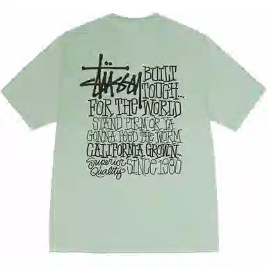 Stussy SS24 CALIFORNIA GROWN TEE PIGMENT DYED T