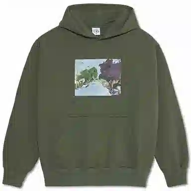 Polar Skate Co Hoodie Grey Green