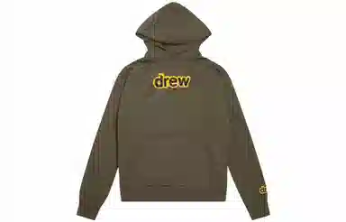 Drew House logo SS22 Seret Hoodie Midnight Olive