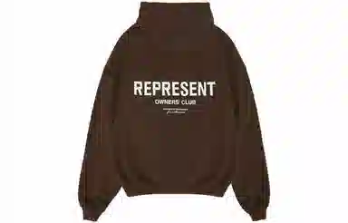 REPRESENT Hoodie Brown