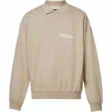 Fear of God Essentials Ls Polo Desert Taupe