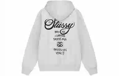 Stussy World Tour Zip Hoodie