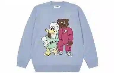PALACE Dog And Duck Knit Blue