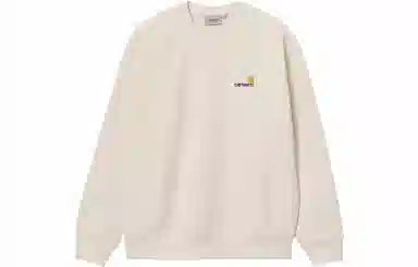 Carhartt WIP Logo Crewneck Beige