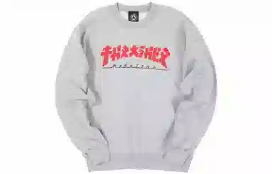 Thrasher Godzilla Crew Grey