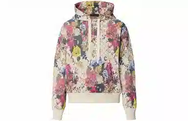 Louis Vuitton FW22 Jacquard Hoodie Pink