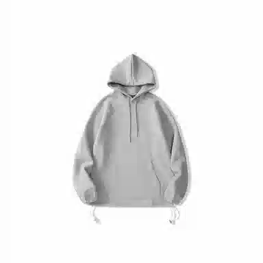 我是大卫 韩版简约纯色宽松连帽慵懒风基础款运动卫衣 男女同款