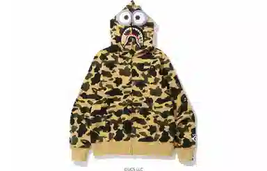 A BATHING APE x MINIONS Shark Hoodie