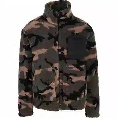 Valentino Camo Zip Sweatshirt