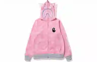 BAPE x Razer Shark Hoodie Pink