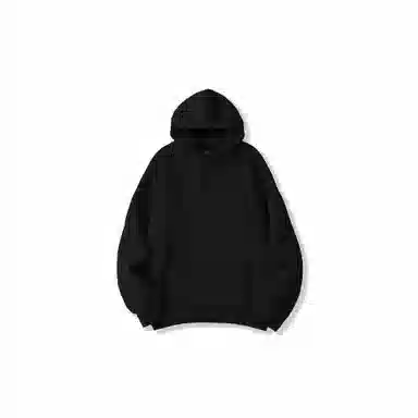 我是大卫 简约纯色口袋慵懒风韩版连帽基础款纯色卫衣加绒 男女同款