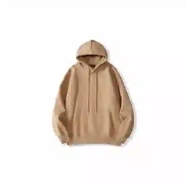 我是大卫 简约纯色口袋慵懒风韩版连帽基础款纯色卫衣加绒 男女同款