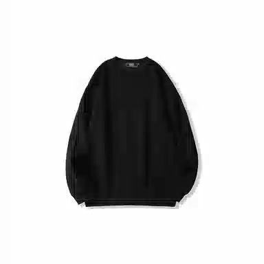 我是大卫 纯色基础款圆领套头简约宽松打底休闲卫衣 男女同款