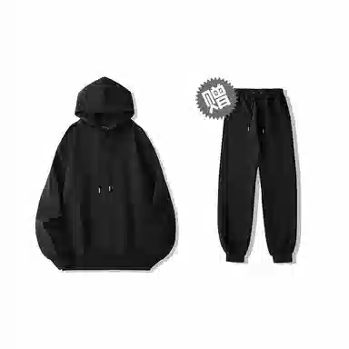 我是大卫 重磅基础款运动风休闲百搭慵懒宽松连帽卫衣 男女同款