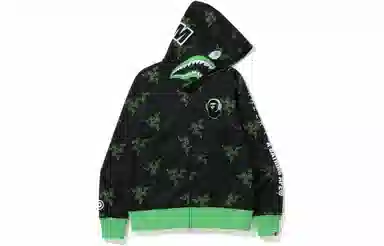 BAPE x Razer Neon Camo Shark Hoodie