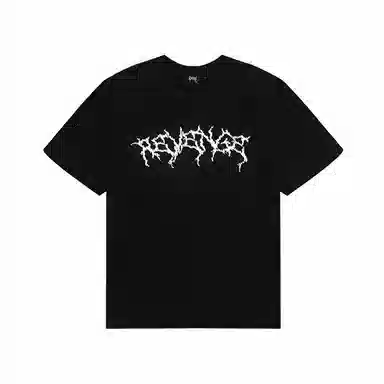 Revenge Logo Print T-Shirt Black