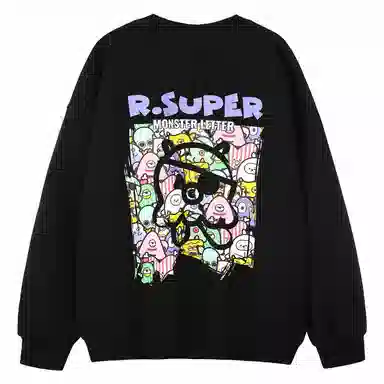 R.super x Monster Letter Logo