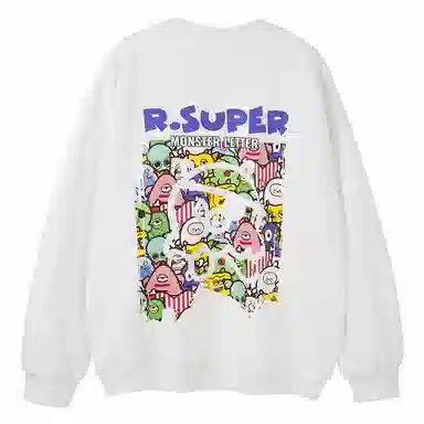 R.super x Monster Letter Logo