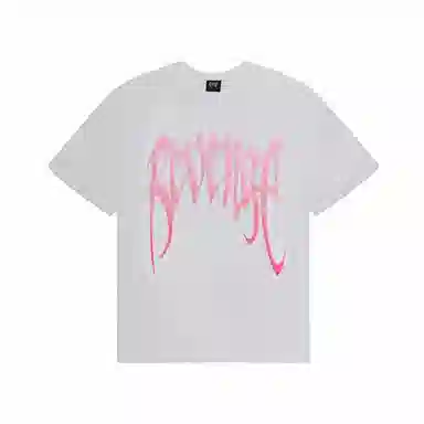 Revenge Gradient Logo T-Shirt White
