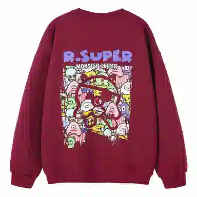 R.super x Monster Letter Logo
