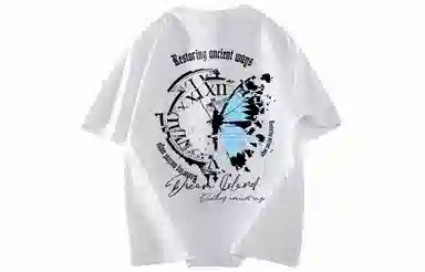 AYEA Butterfly Clock Print T-Shirt
