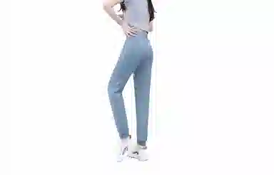 木林森 简约纯色基础款百搭柔软速干透气系带束脚宽松休闲裤 男女同款