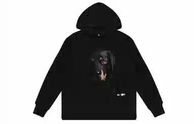 HARSH AND CRUEL Rottweiler Hoodie Black