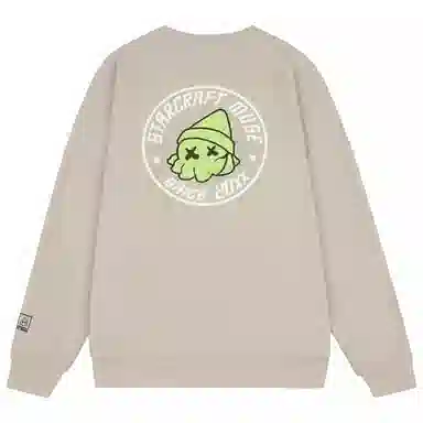 星际者 秋冬季保暖打底衫卡通章鱼图案字母印花卫衣 男女同款 加绒加厚可选