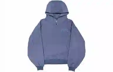 FARFROMWHAT Wave Hoodie Blue Ice