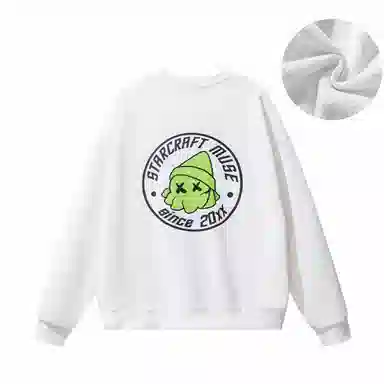 星际者 秋冬季保暖打底衫卡通章鱼图案字母印花卫衣 男女同款 加绒加厚可选