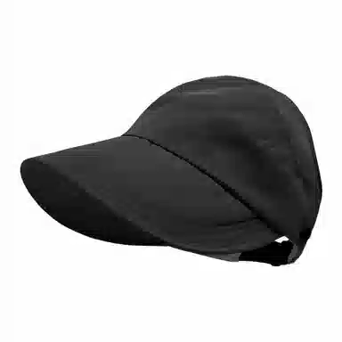 杨同学 大帽檐 空顶帽 女夏季 可收纳 护颈 遮阳帽 可扎马尾 户外鸭舌 太阳帽 聚脂钎维 防晒帽 男女同款情侣款