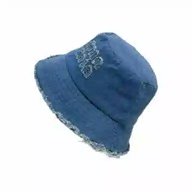 杨同学 【百搭显脸小】韩版款 时尚 高颜值 牛仔帽 遮阳 防晒 舒适 耐磨 字母 聚酯钎维 渔夫帽 女款