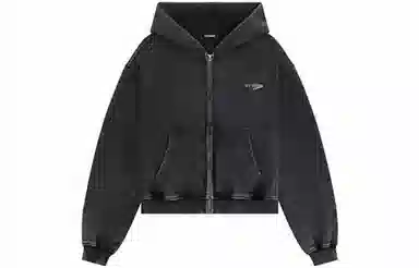 WE11DONE FW23 Hoodie Black