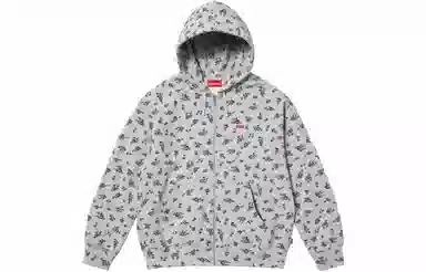 Supreme Small Box Zip Up Hooded Sweatshirt