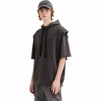 Organic Emotion Sleeveless Hoodie Tee