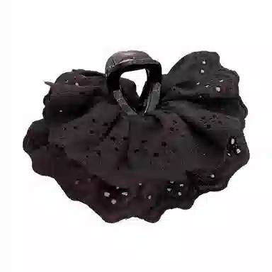 蒙妮 复古蕾丝花朵 树脂/布艺 抓夹发夹 男女同款情侣款