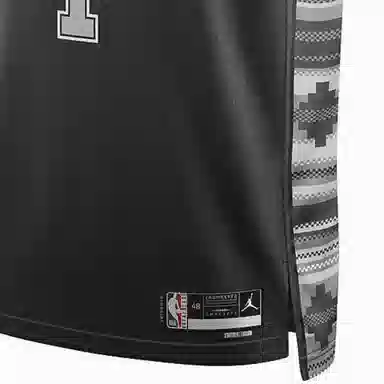 Jordan NBA Spurs Jersey Black/Silver