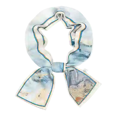 上海故事 春秋韩版潮流气质窄边文艺风西装出行 聚酯纤维 丝巾 女款