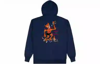 Thrasher x Neckface FW23 Hoodie Blue