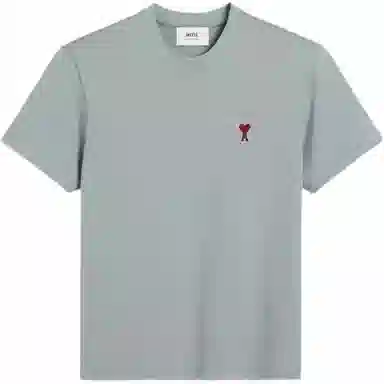 AMIPARIS Embroidered Heart Tee