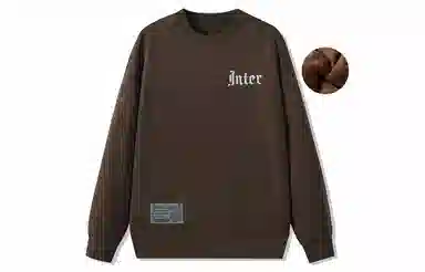 国际米兰足球俱乐部 重磅涂鸦字母印花宽松套头内搭学生户外美式嘻哈卫衣 男女同款